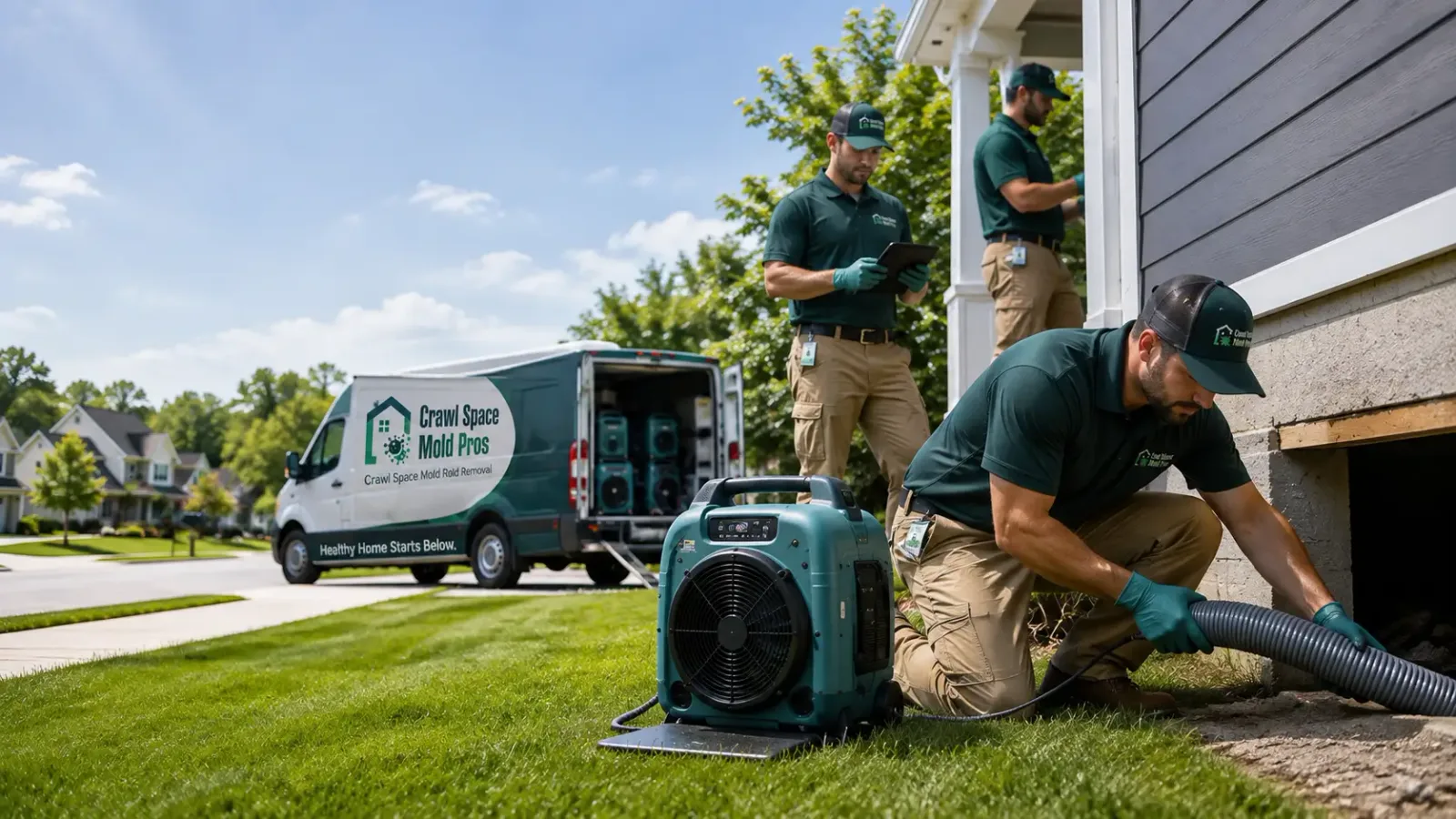Crawl Space Mold Removal in Franklin Park, IL